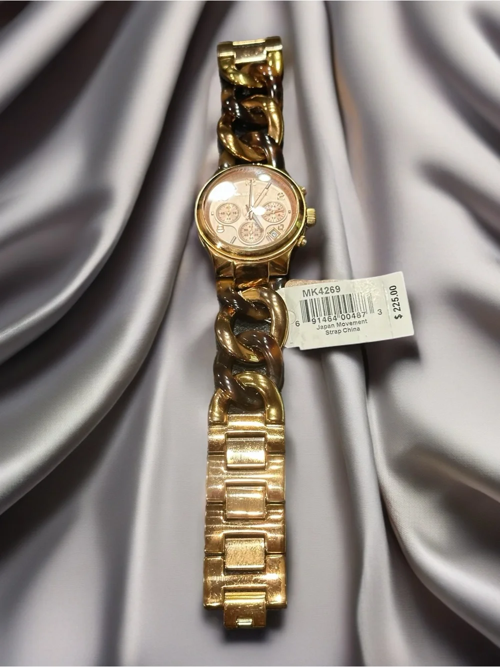 Michael Kors Gold-Tone Women’s Chronograph Watch